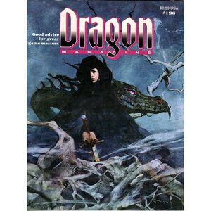 Dragon Magazine 196 Aug 1993 Advanced Dungeons and Dragons Roleplaying Games